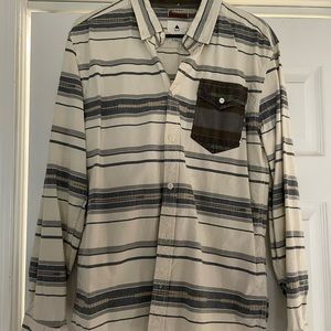Burton snowboards Mens button up shirt